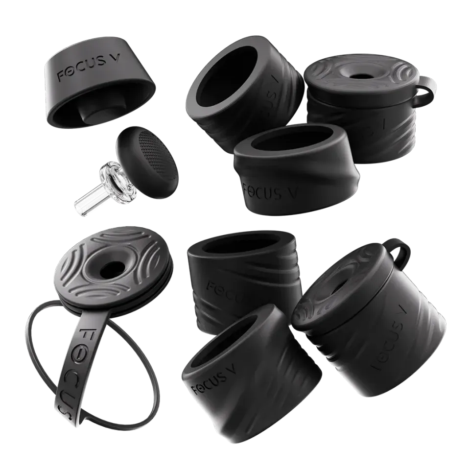 Focus V Carta Swivel Silicone Accessoirekit Black