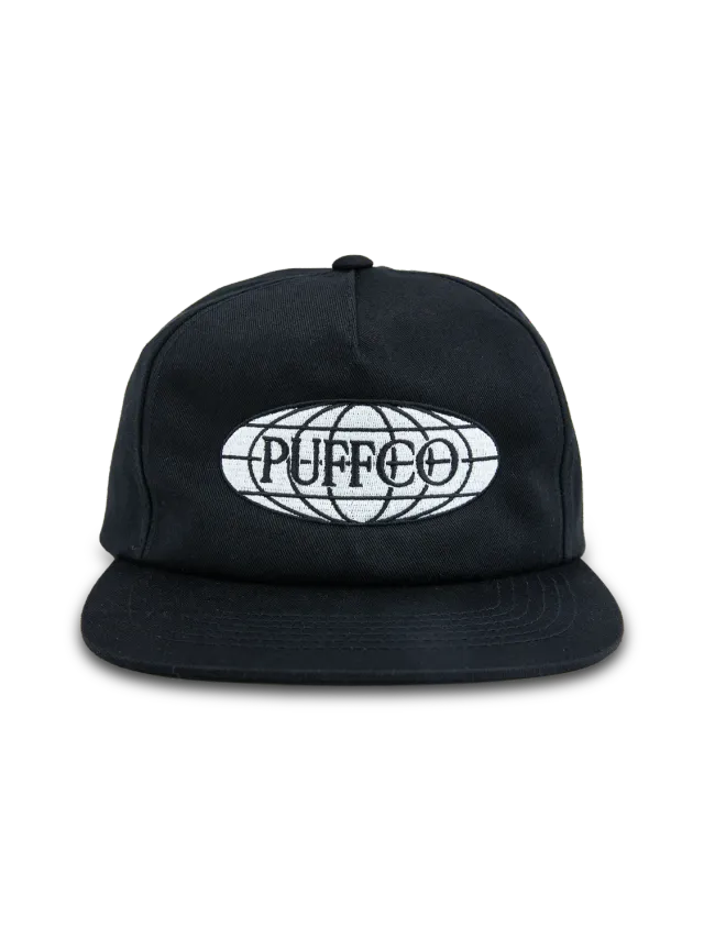 Puffco Globe Hat snapback zwart katoen