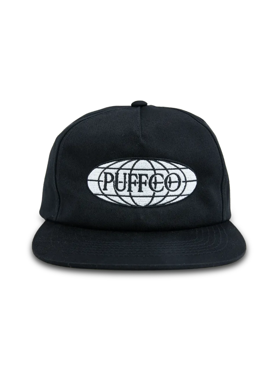 Puffco Globe Hat snapback zwart katoen