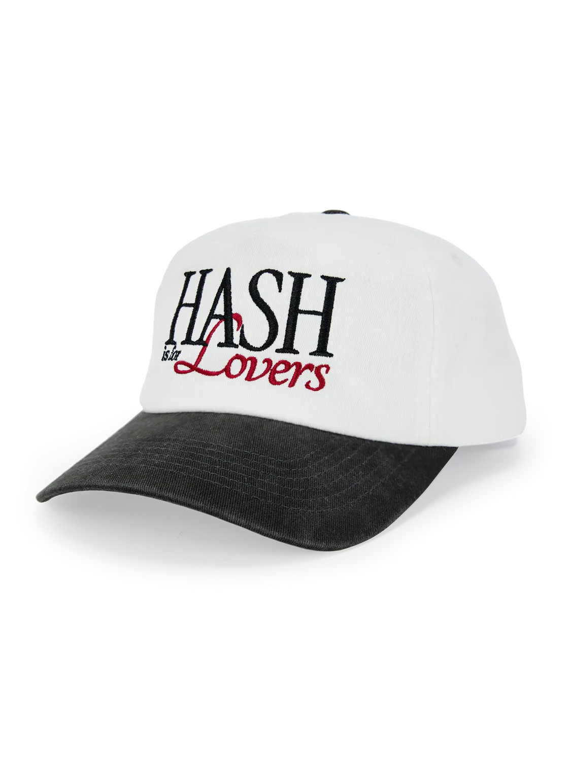Puffco Hash is for Lovers Hat snapback wit-zwart