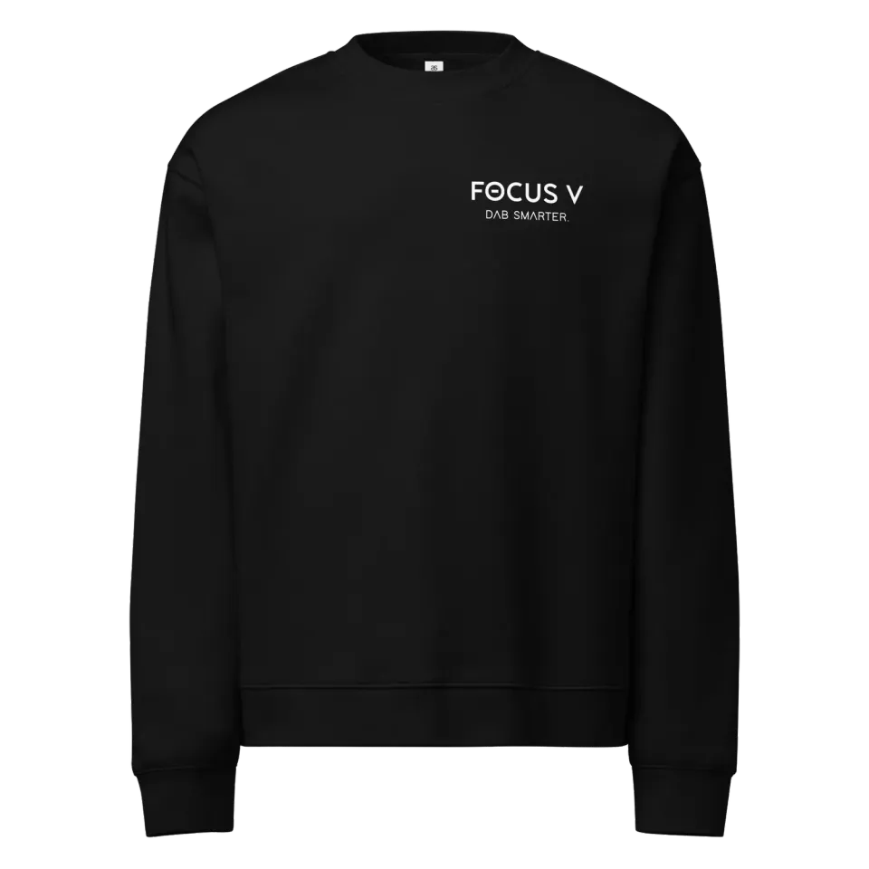 Focus V Dab Smarter crewneck sweater relaxed katoen