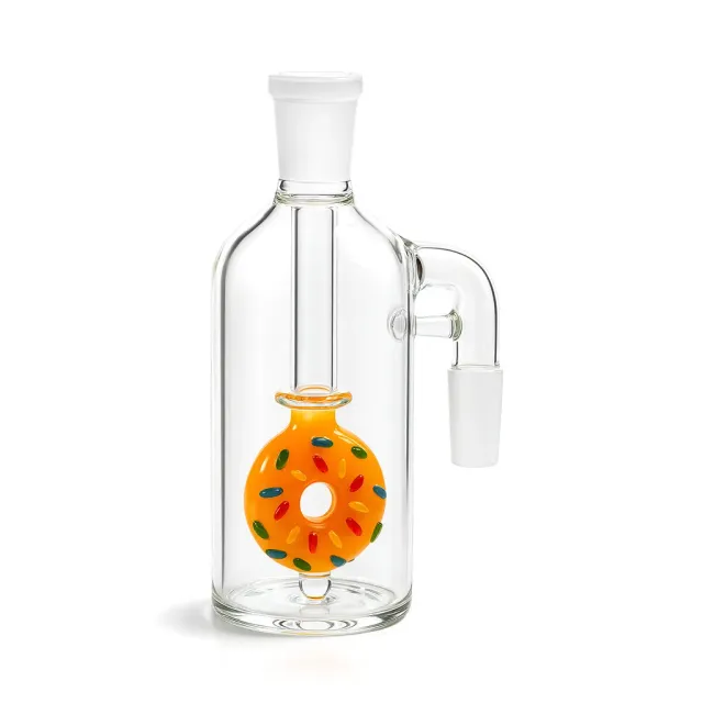 Dip Devices Donut Perc ashcatcher 14mm 90° geel