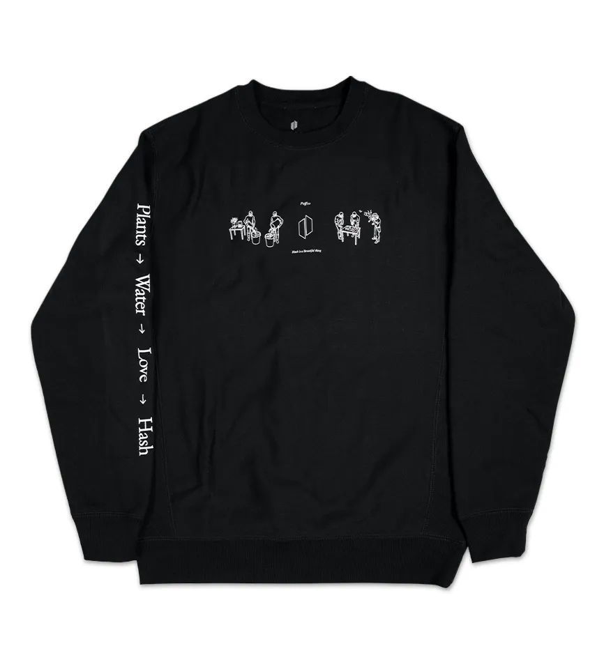 Puffco Water Hash Sweater trui lange mouw katoen