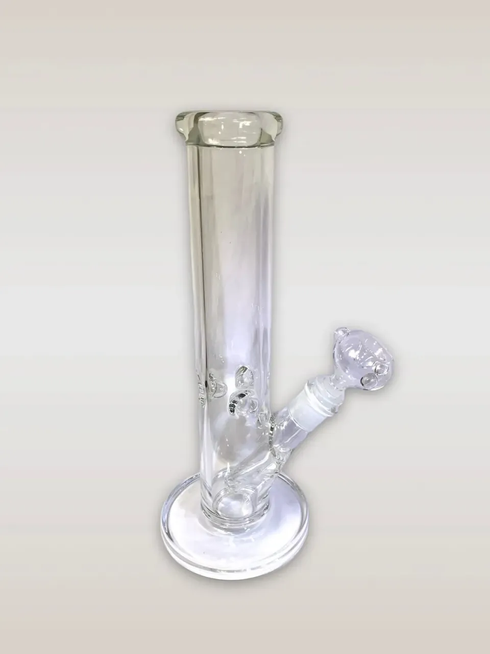 Divine Tribe Thick Glass Straight bong 14mm met bowl dik glas