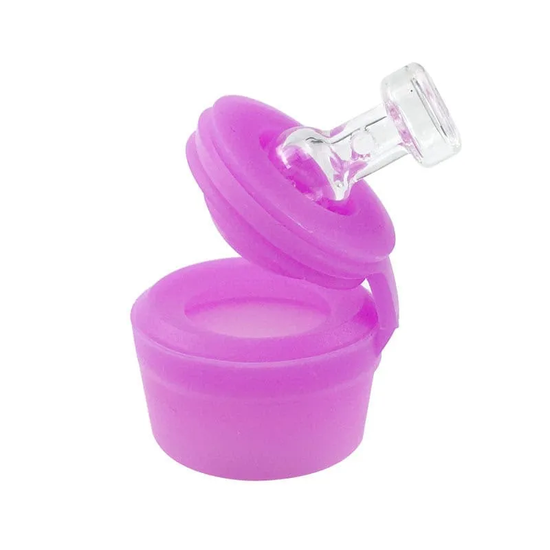 JCVAP siliconen hoes met ball cap roze