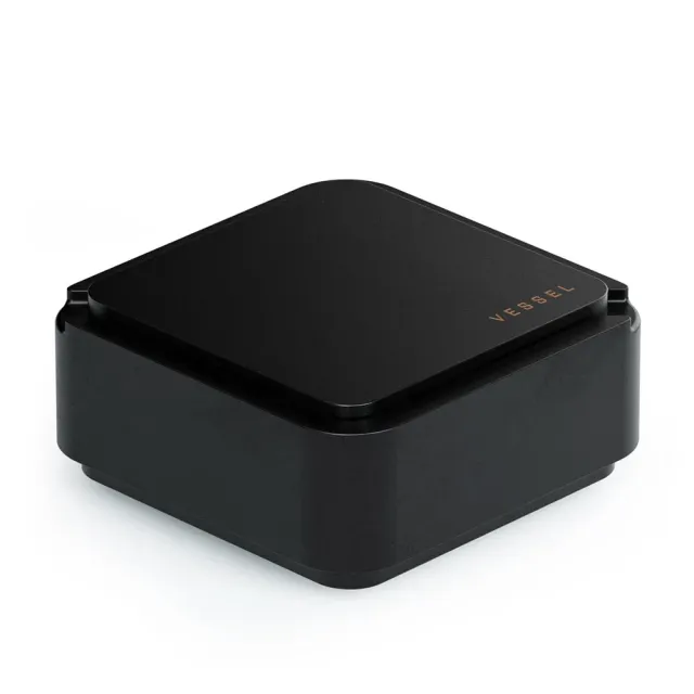 Vessel Ash asbak Black essen hout en beton opberging