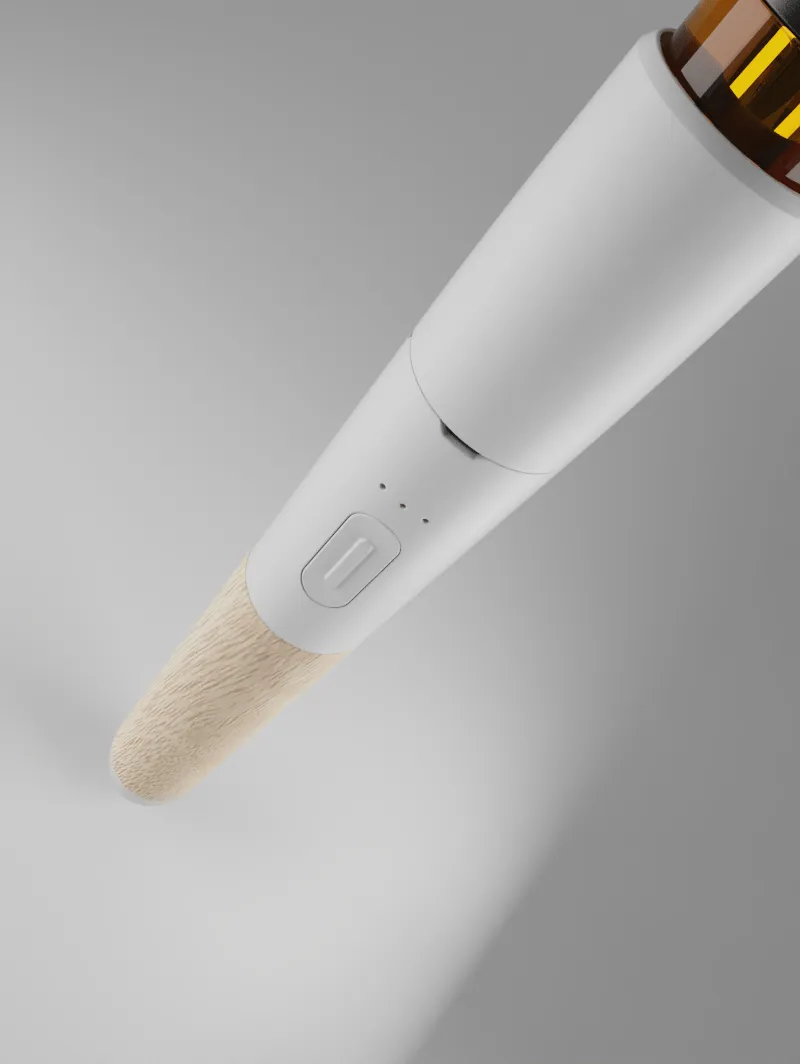 Vessel Craftsman White vaporizer beukenhout pen