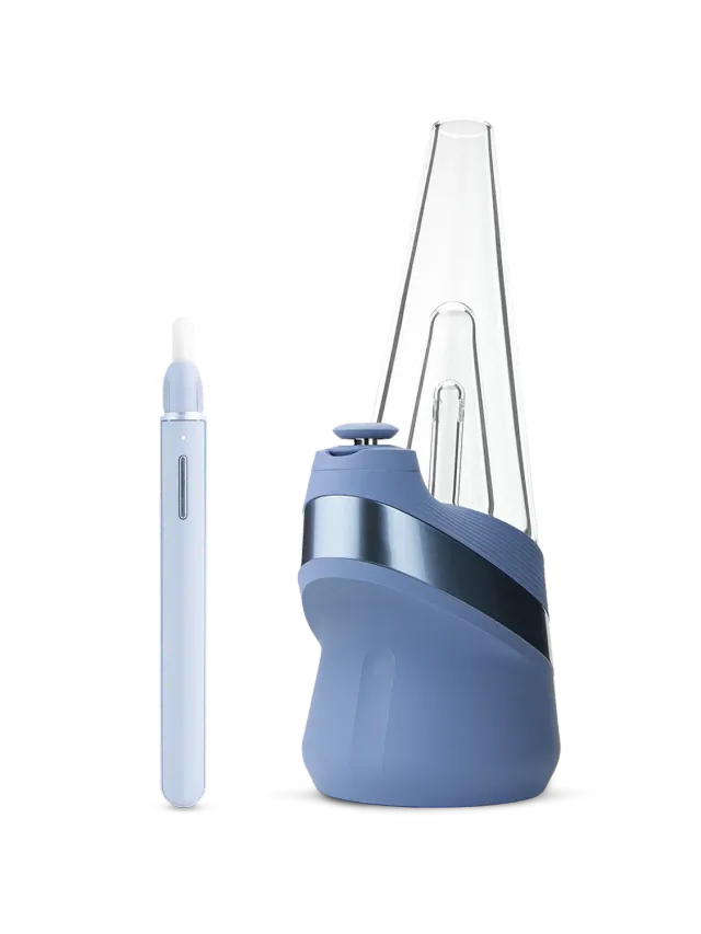Puffco Peak vaporizer Sapphire met Hot Knife
