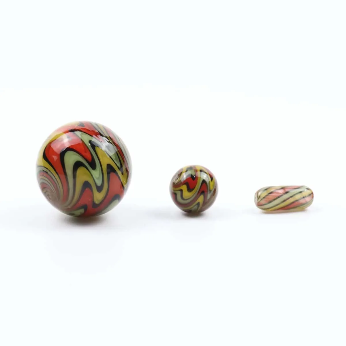 JCVAP Wig Wag glazen marble terp slurper set 3-delig