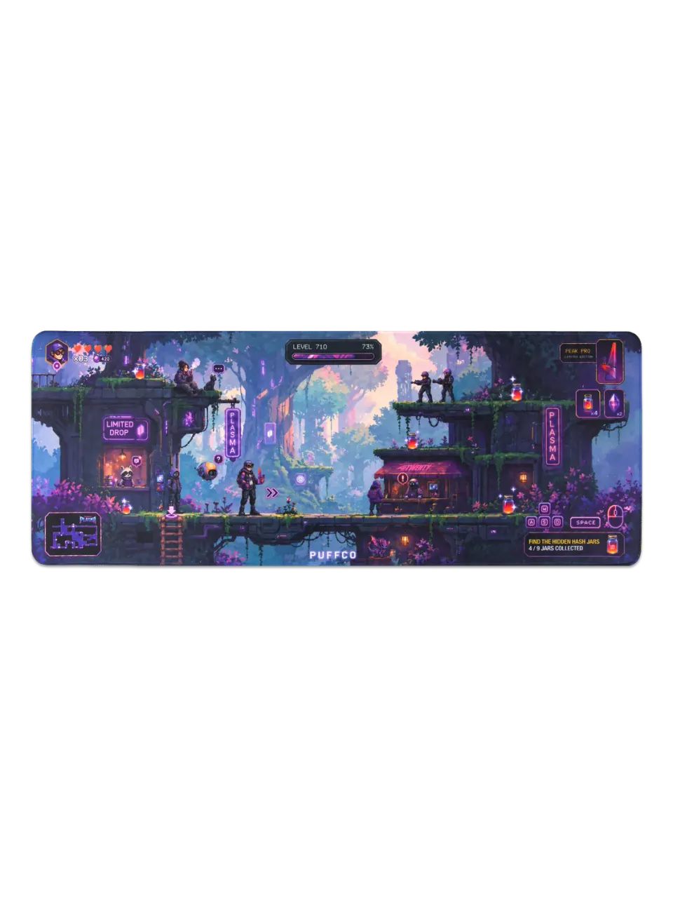 Puffco Plasma World Desk Pad bureaumat 80 cm