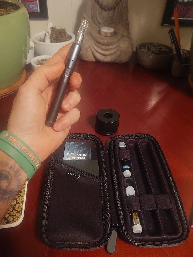 Vessel Craftsman vaporizer Slate Blackwood hout