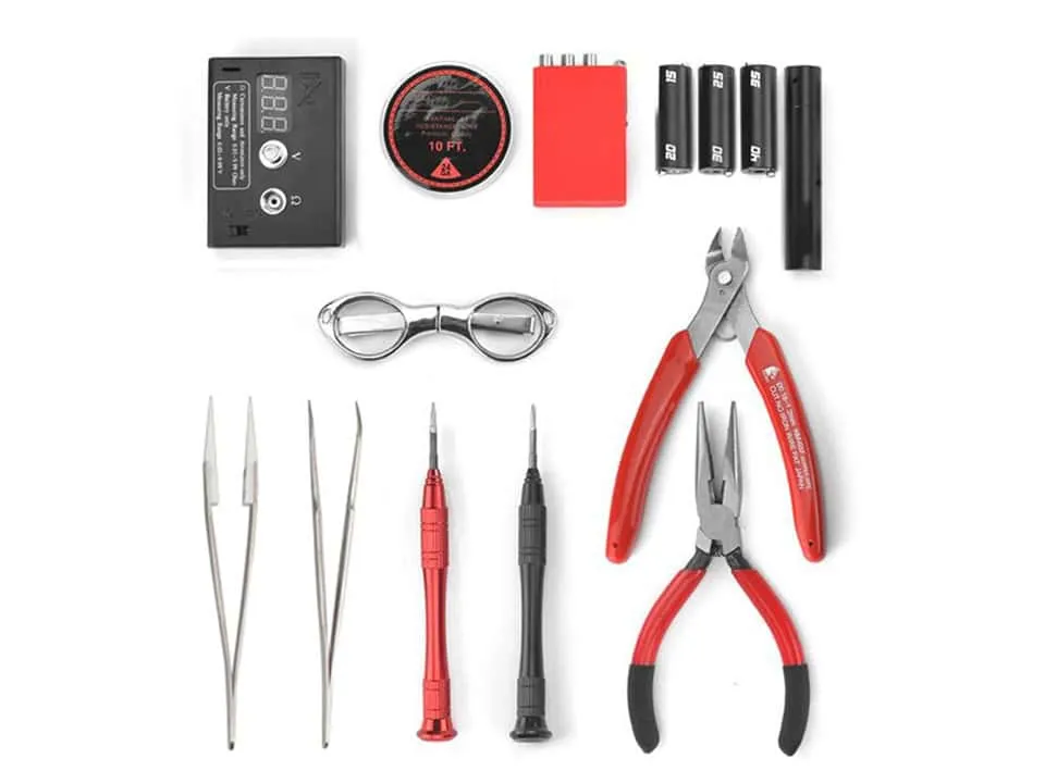 JCVAP DIY Coil Jig gereedschapsset e-sigaret Ohm tester