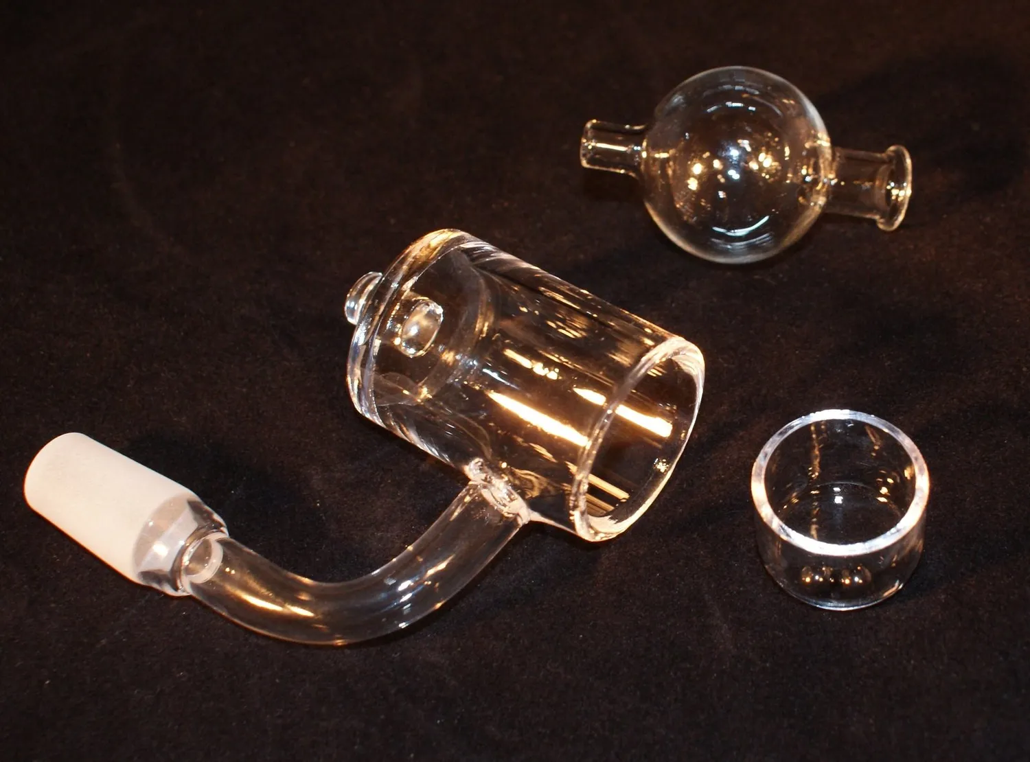 Divine Tribe 30mm quartz banger dab set met insert en cap