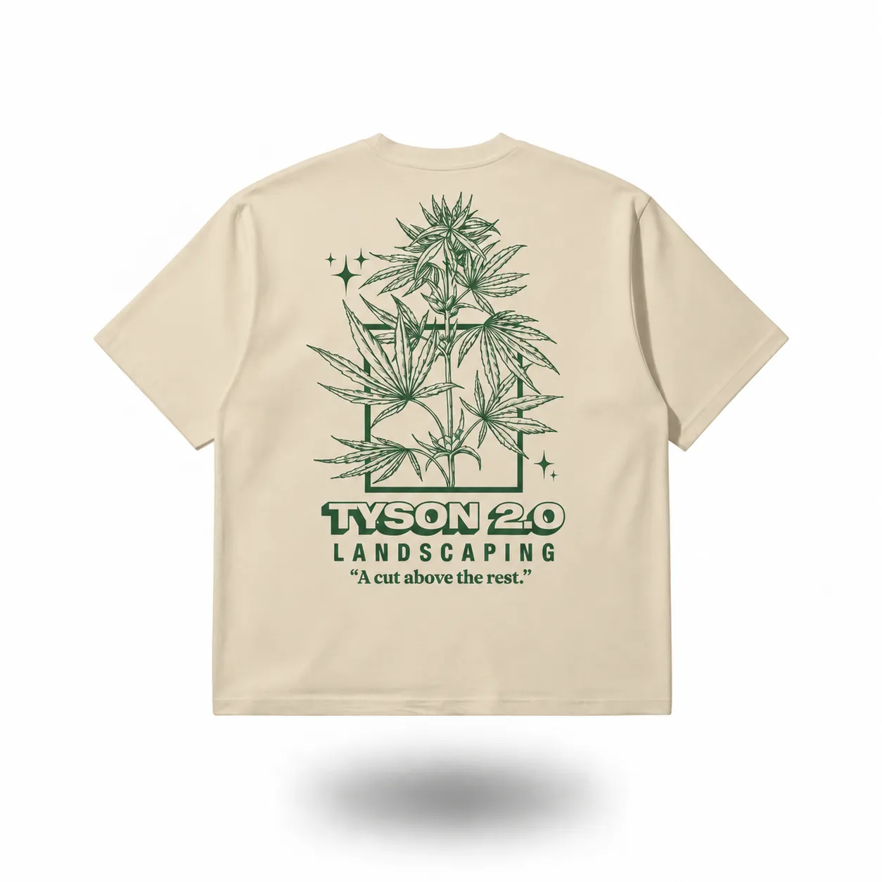 Tyson 2.0 Landscaping T-shirt beige katoen