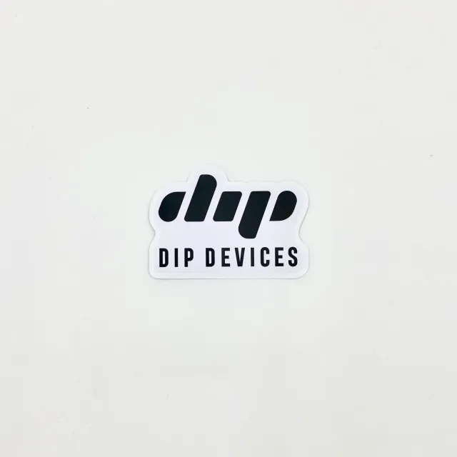 Dip Devices Dip sticker zwart logo vinyl