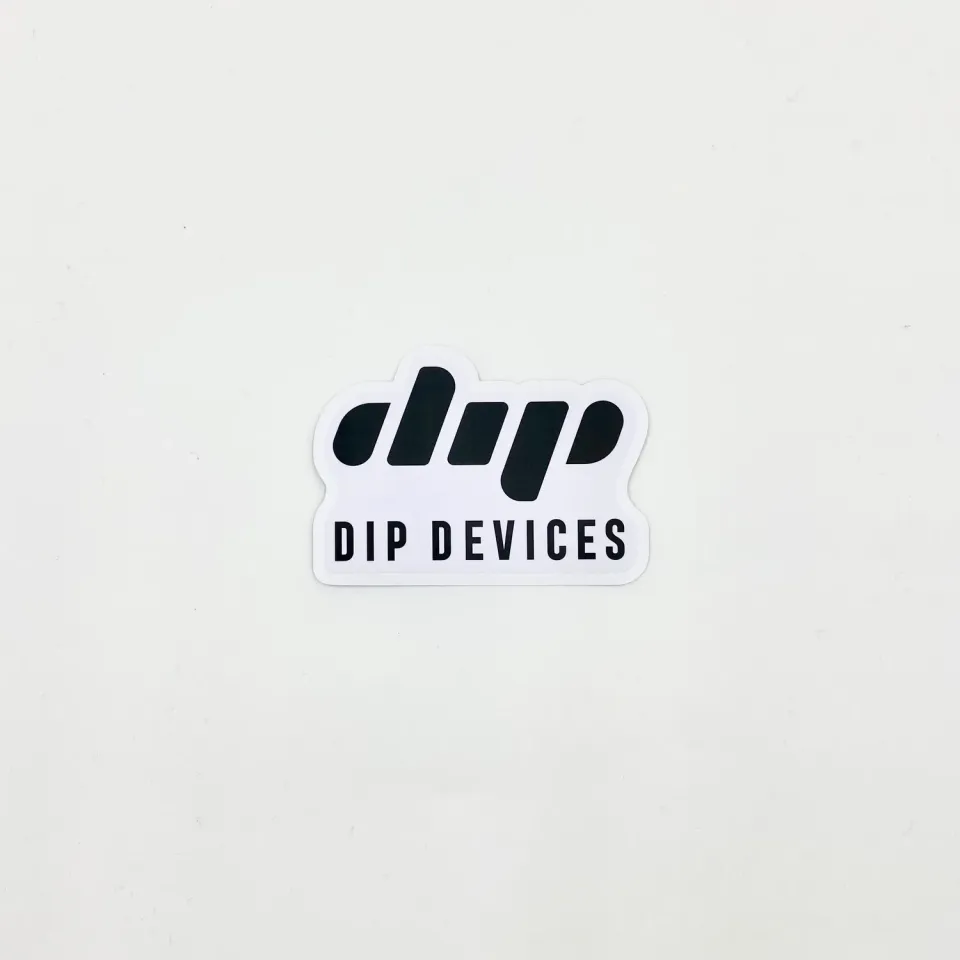 Dip Devices Dip sticker zwart logo vinyl