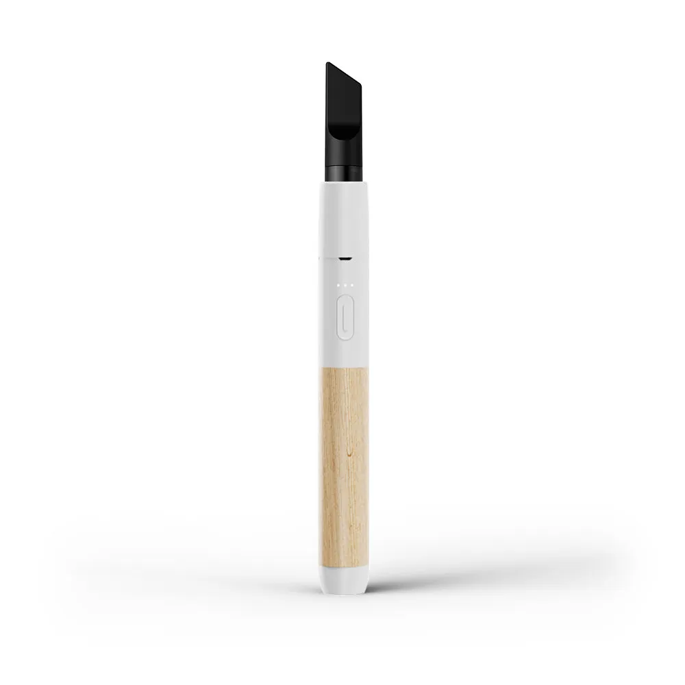 Vessel Craftsman White vaporizer beukenhout pen