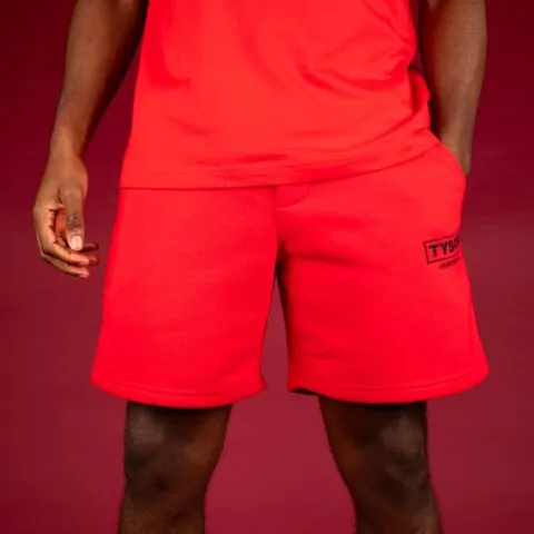 Tyson 2.0 Shorts Unisex Short Rood katoen