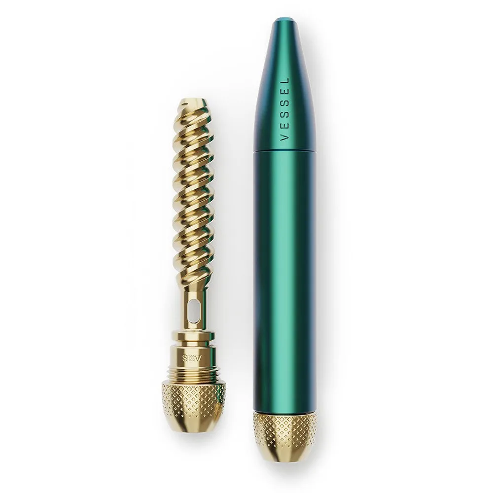 Vessel Axis Emerald one-hitter pijpje dry herb