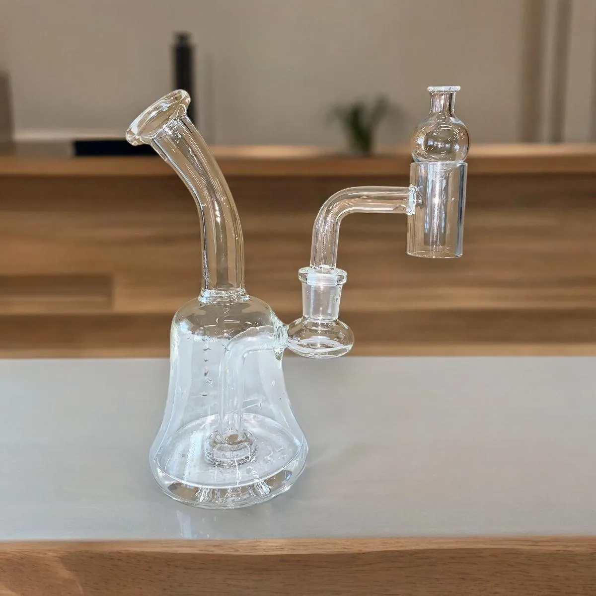 Divine Tribe Divine Crossing V4 V5 quartz banger bodemloos met cap