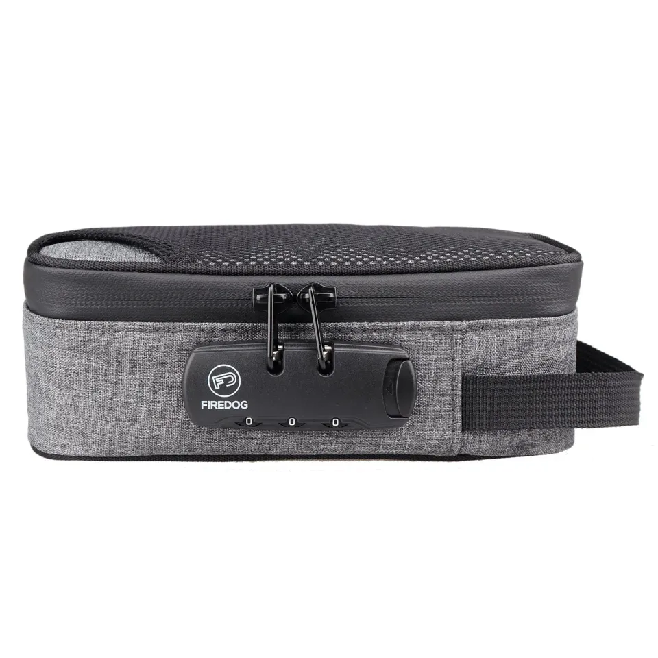 JCVAP Smell Proof Tas met Slot geurdicht zwart
