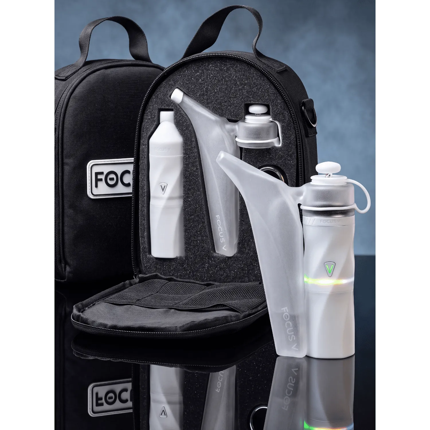 Focus V Aeris Bubbler Kit Frosted vaporizer met bubbler