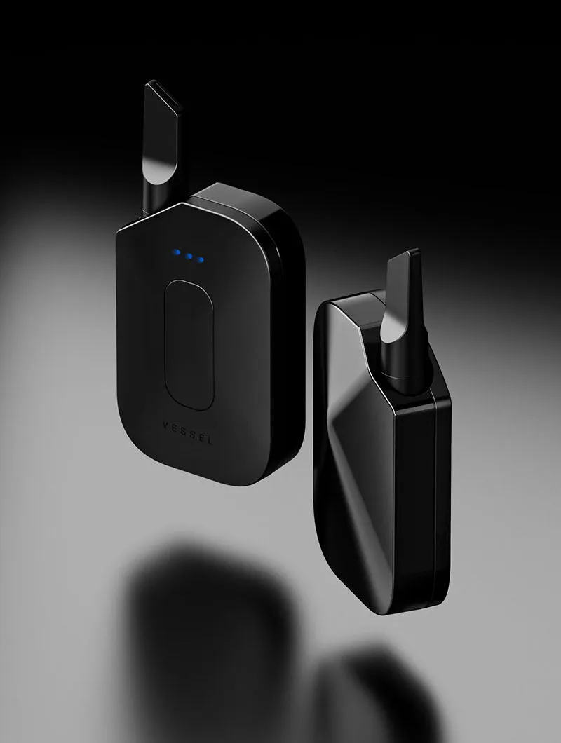 Vessel Compass Rise vaporizer Obsidian 510 staand