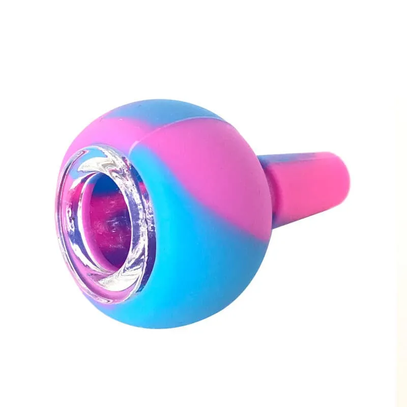 JCVAP Silicone Slide Bowl 14mm male bowl met glas