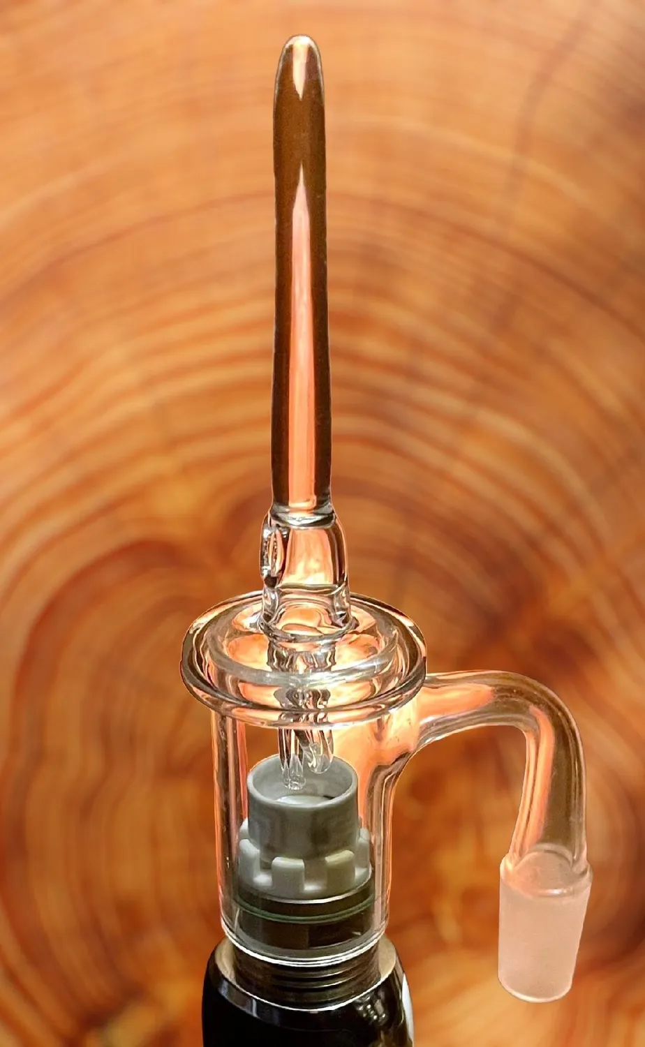 Divine Tribe Glass Rig dab rig met banger en bubble cap compact