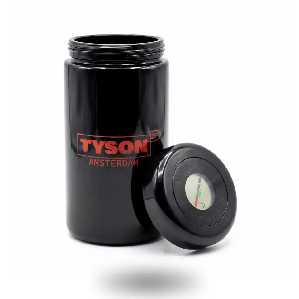 Tyson 2.0 UV Glass Humidifier voorraadpot 500ml zwart