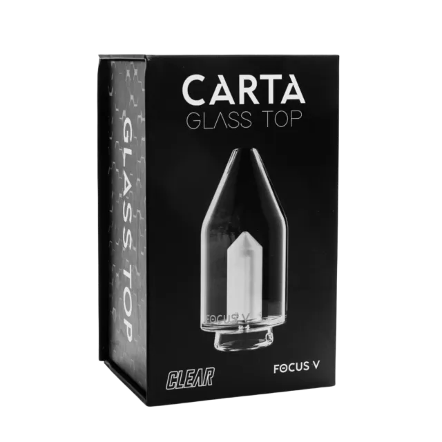 Focus V Carta Glass Top glazen opzetstuk clear