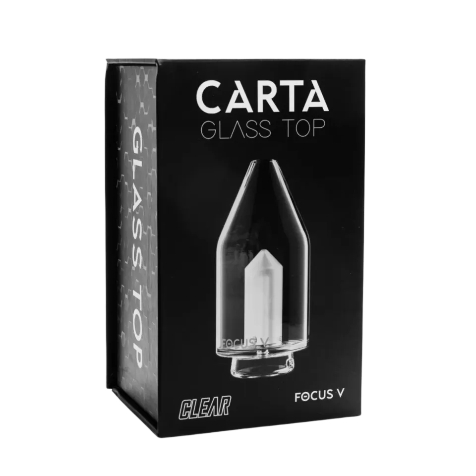 Focus V Carta Glass Top glazen opzetstuk clear