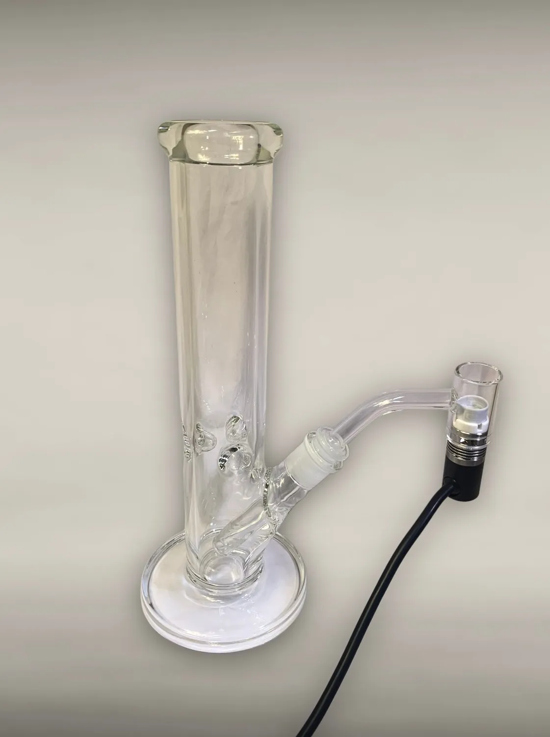 Divine Tribe Thick Glass Straight bong 14mm met bowl dik glas