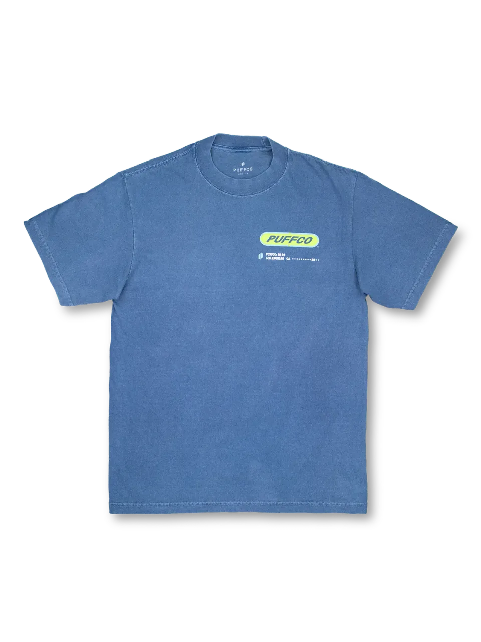 Puffco Higher Tech Tee T-shirt Vintage Blue katoen