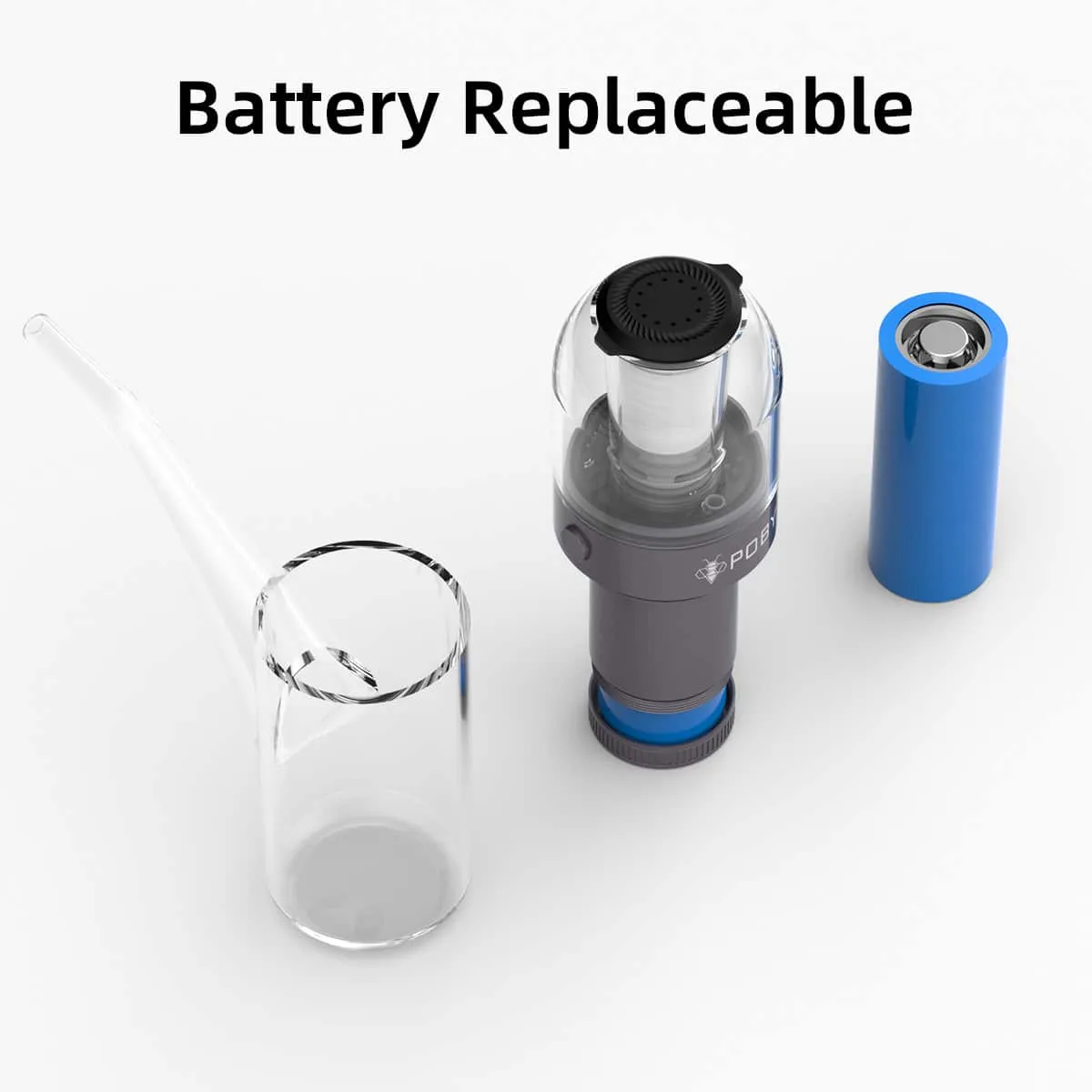 JCVAP Poby Ember ball vape dry herb vaporizer kruiden