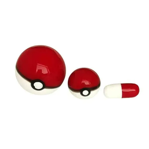 JCVAP PokeBall terp slurper set glas 3-delig