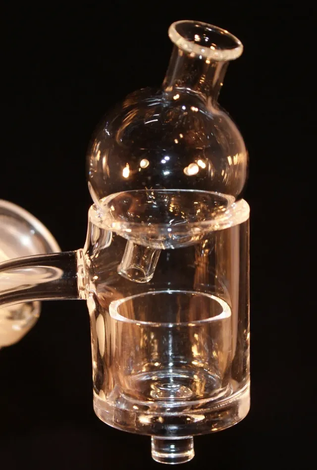 Divine Tribe 30mm quartz banger dab set met insert en cap