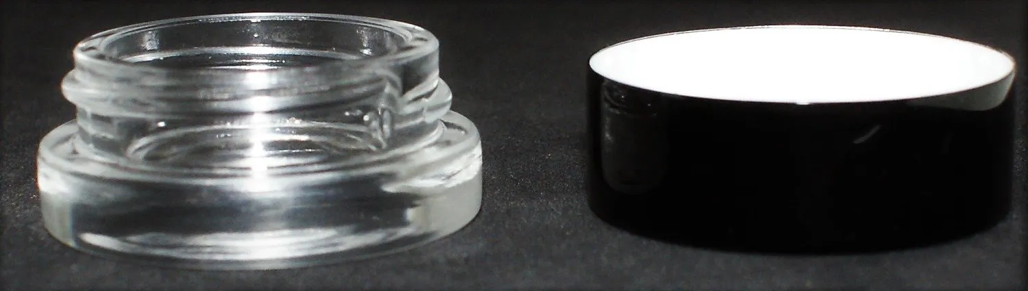 Divine Tribe Puck 5ml glazen potje helder PTFE-deksel
