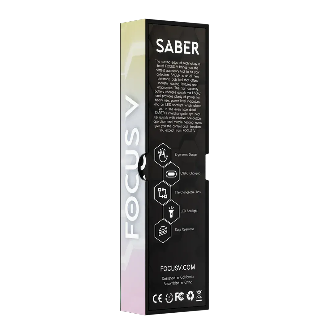 Focus V Saber hot knife transparant 3 standen