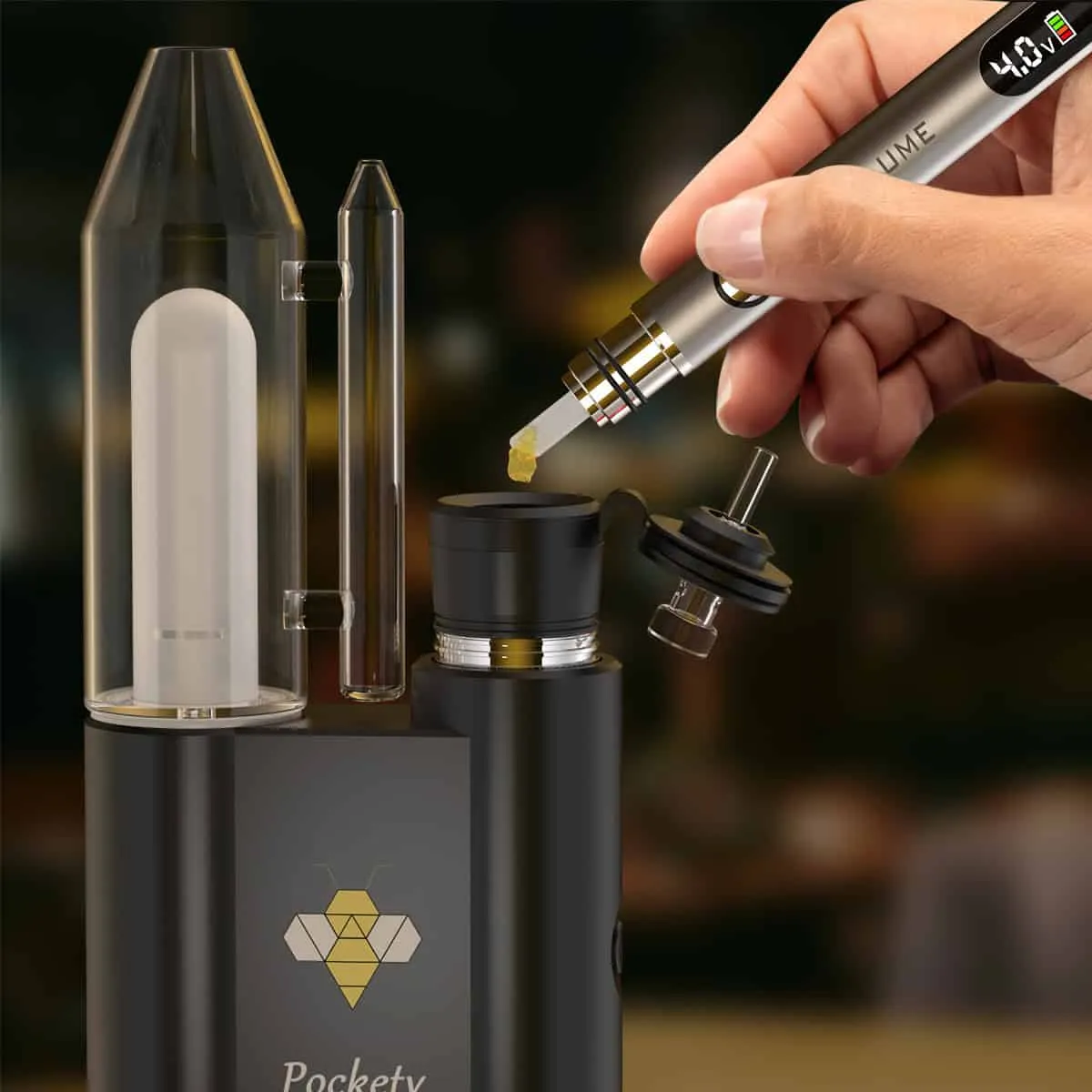 JCVAP Lume hot knife dab tool 510 400mAh verstelbaar