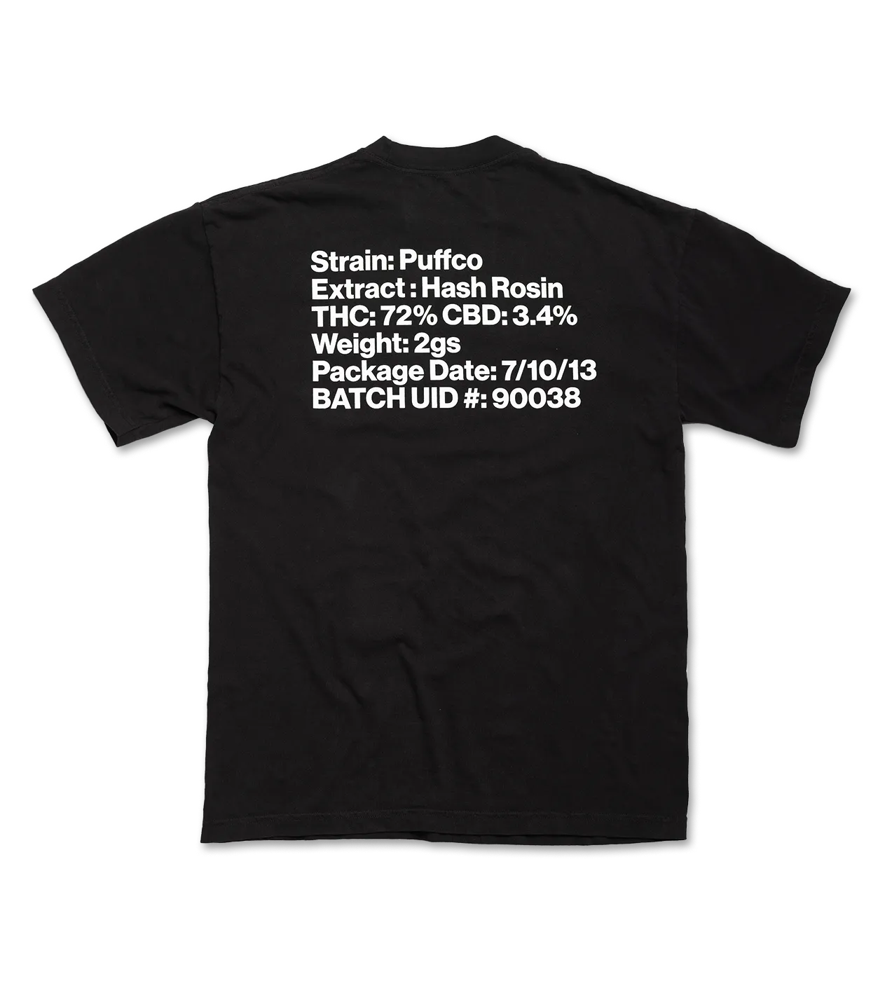 Puffco Hash Tech T-shirt katoen unisex