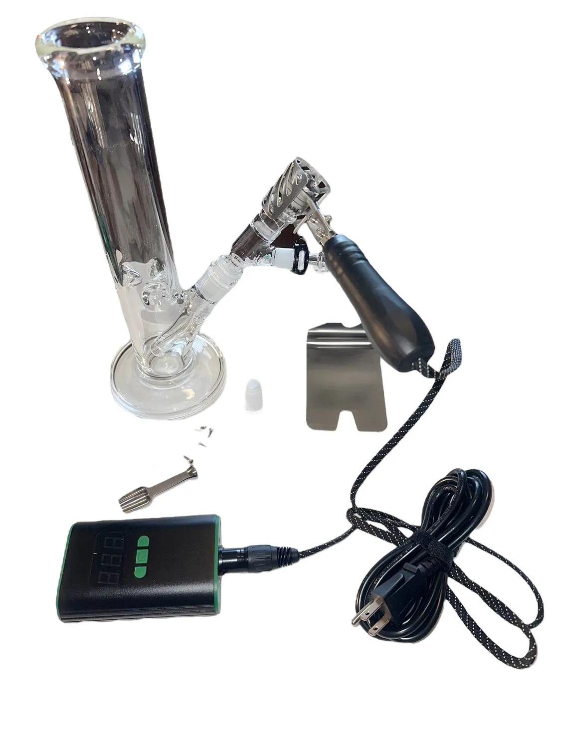 Divine Tribe Ruby Twist ball vaporizer desktop titanium kruiden