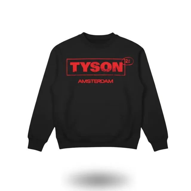 Tyson 2.0 Sweatshirt unisex katoen zwart