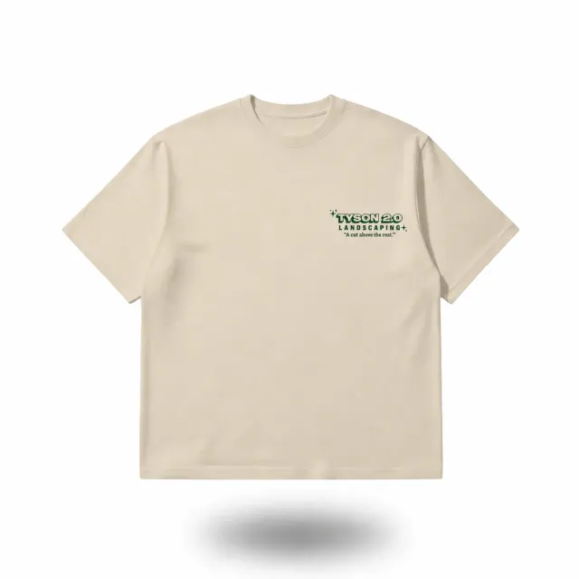Tyson 2.0 Landscaping T-shirt beige katoen