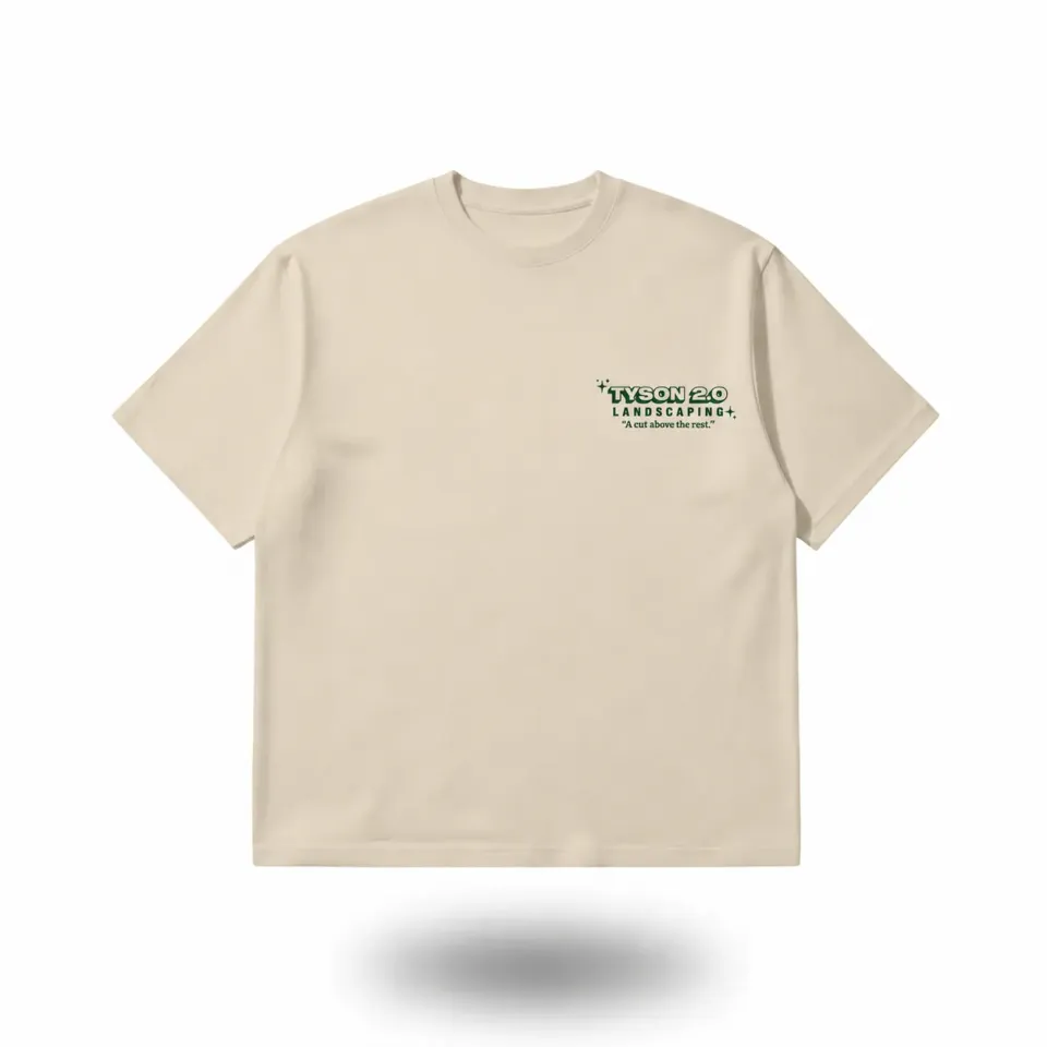 Tyson 2.0 Landscaping T-shirt beige katoen