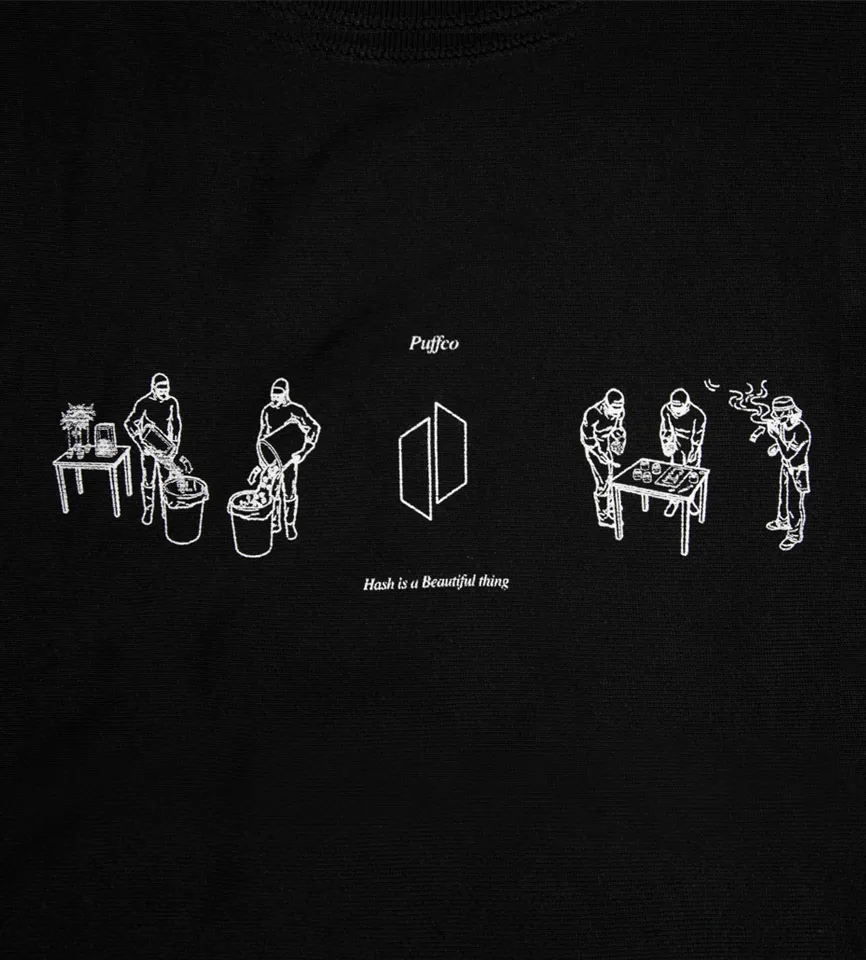 Puffco Water Hash Sweater trui lange mouw katoen