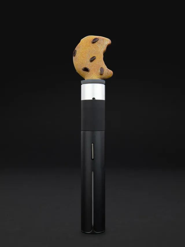 Puffco Cookie Top opzetstuk Pivot zandgestraald