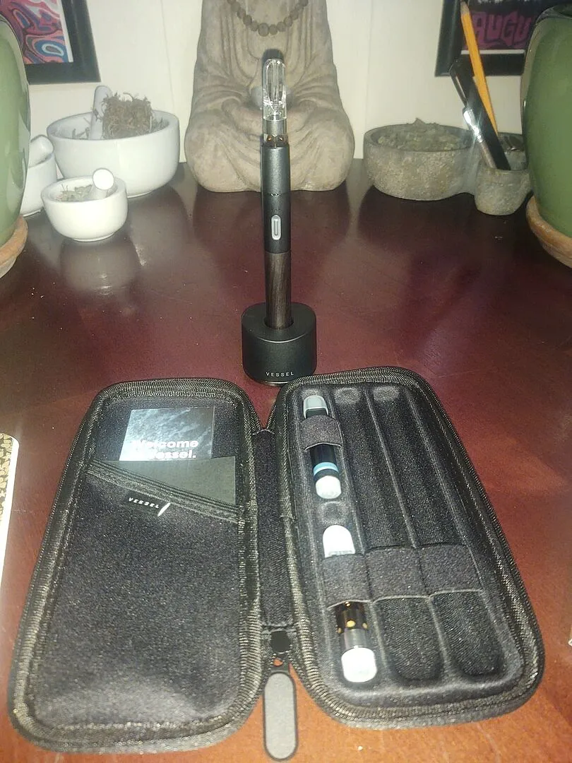 Vessel Craftsman vaporizer Slate Blackwood hout