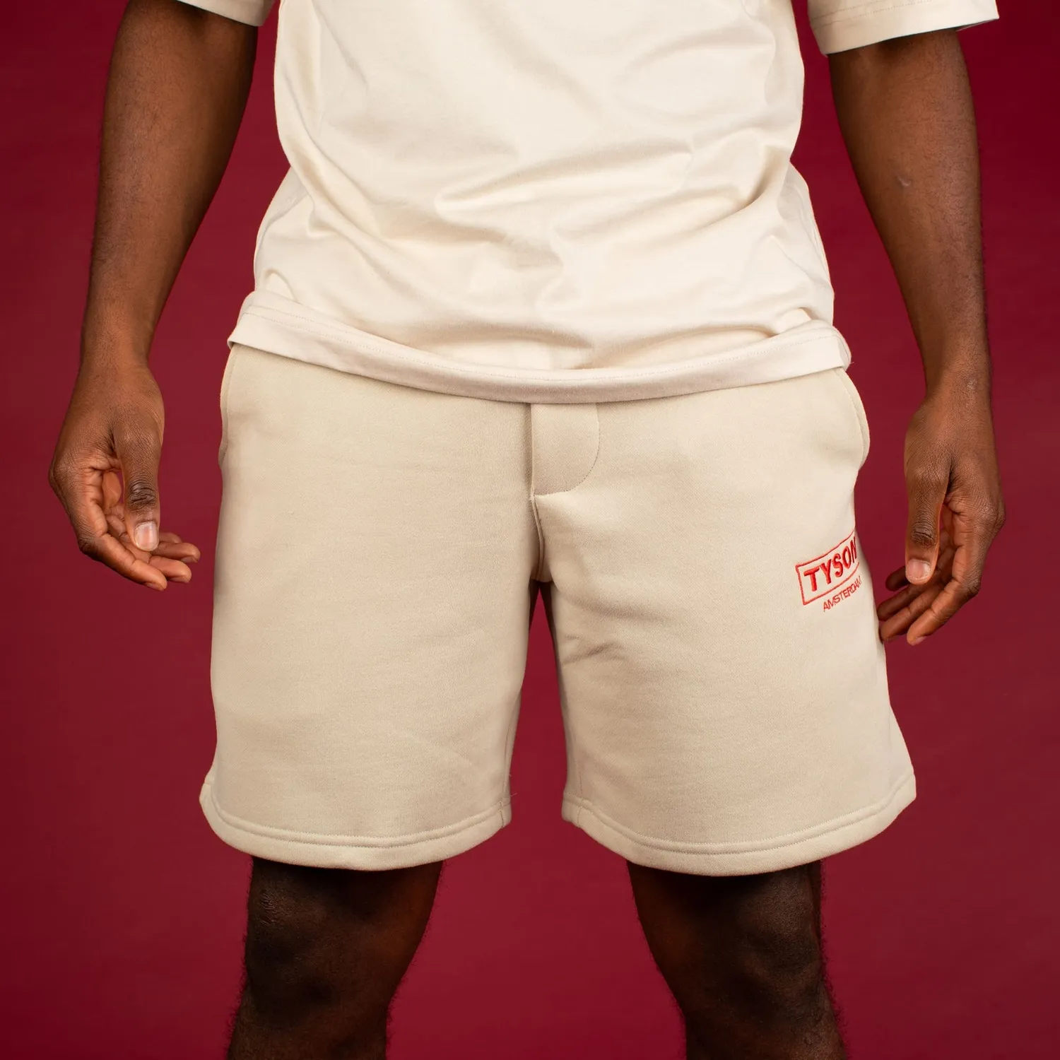 Tyson 2.0 Shorts beige katoen unisex