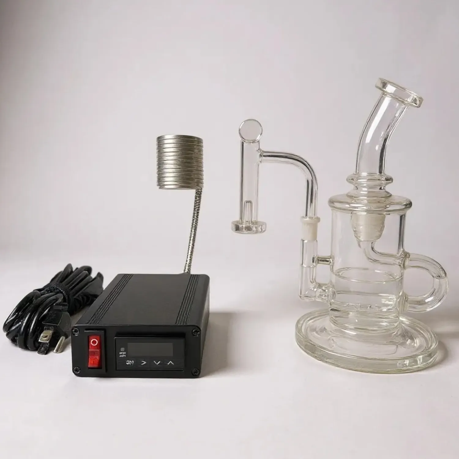 Divine Tribe 10mm Sidecar bubbler glazen opzetstuk kit